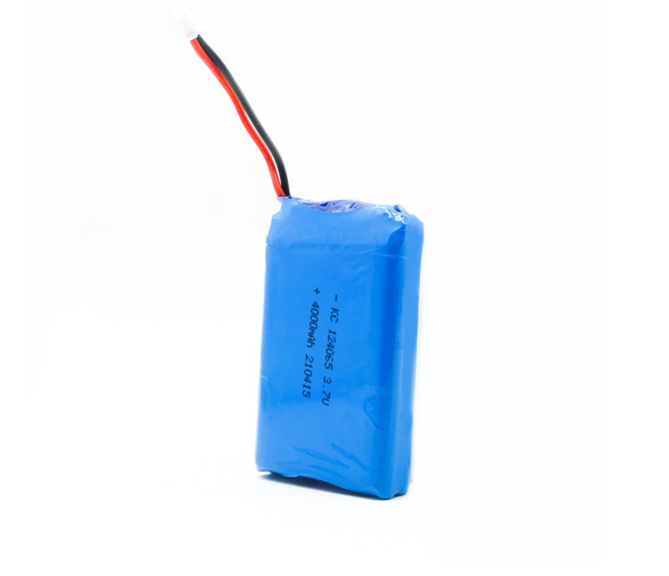 Smart door lock battery 124065 lithium polymer battery 3.7V 4000MAH rechargeable battery