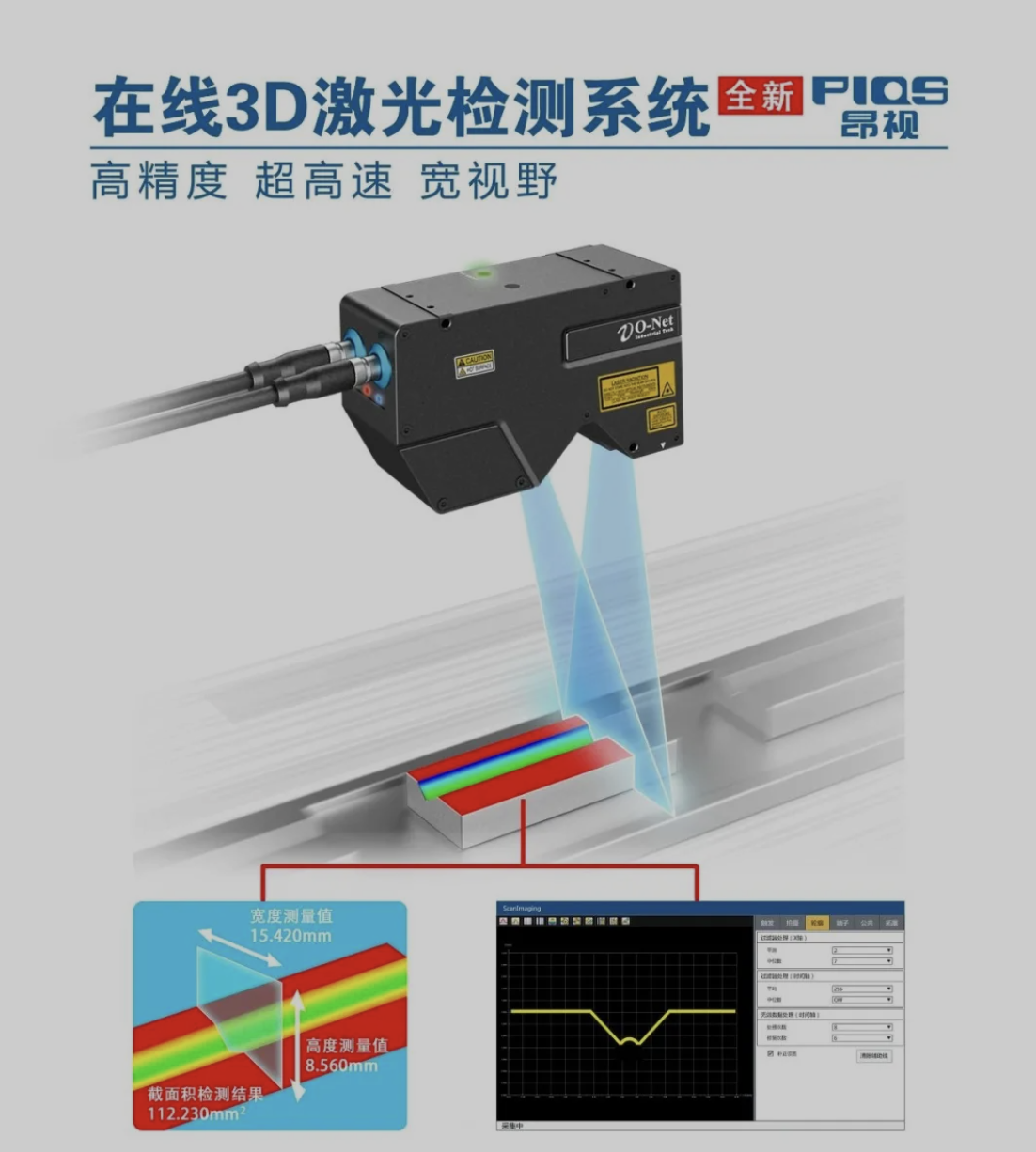 3D激光轮廓仪 3D激光轮廓仪