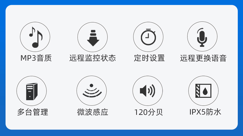  WT-W21 outdoor remote voice prompt