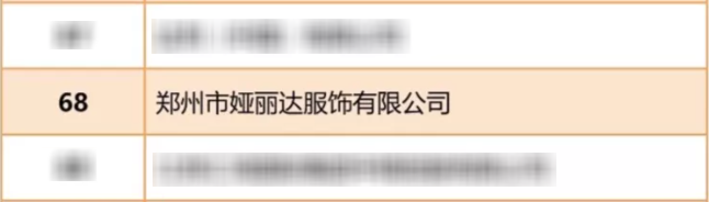 喜報丨YERAD婭麗達上榜“中國服裝行業百強企業”! 喜報丨YERAD婭麗達上榜“中國服裝行業百強企業”!