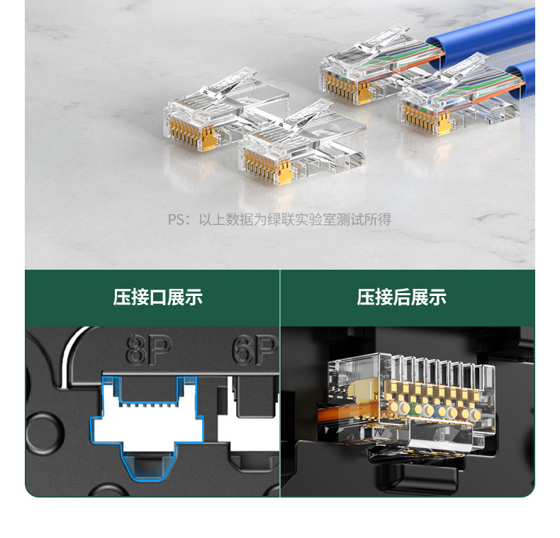 绿联10592-双用网线钳-多功能压线钳