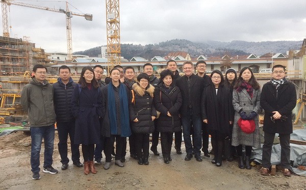 Delegation des Deutsch-Chinesischen Ökoparks in Qingdao besucht die Frey Gruppe