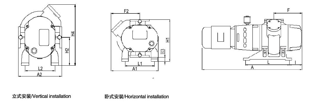 JRP150-2000羅茨真空泵結(jié)構(gòu)