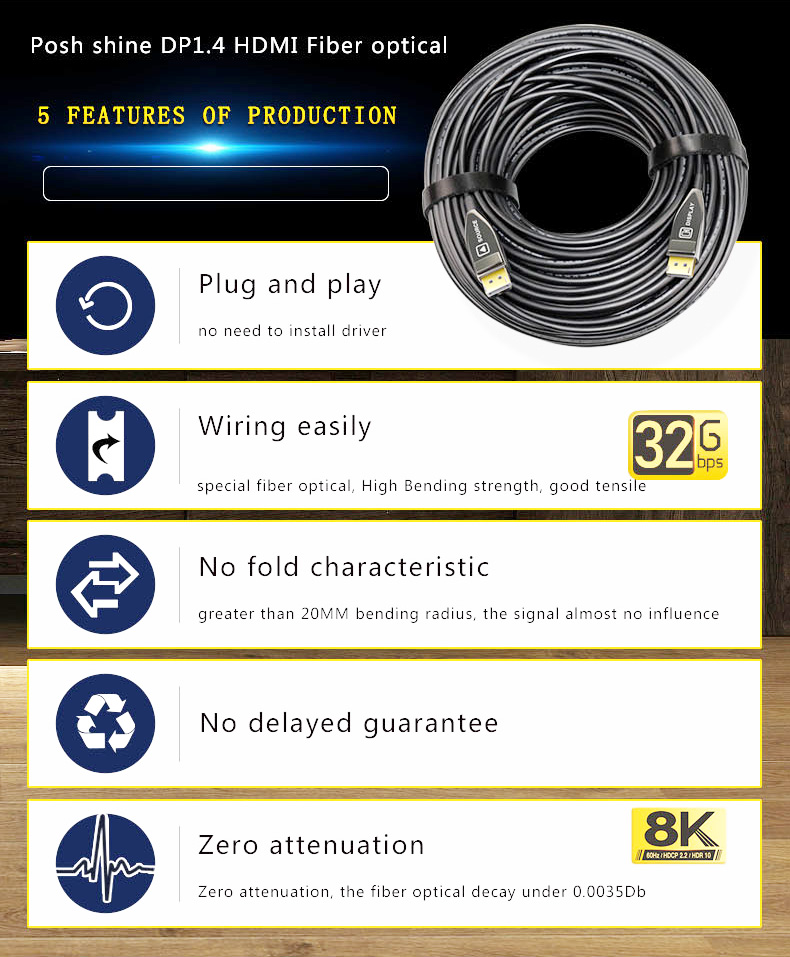 DP to DP Cable High Quality