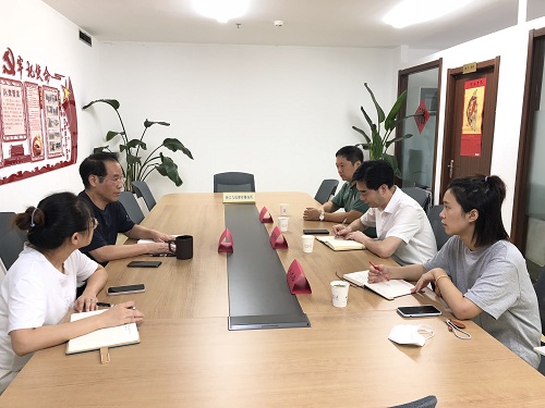 上城区采荷街道人大主任陈德刚一行莅临九恒所调研指导 上城区采荷街道人大主任陈德刚一行莅临九恒所调研指导