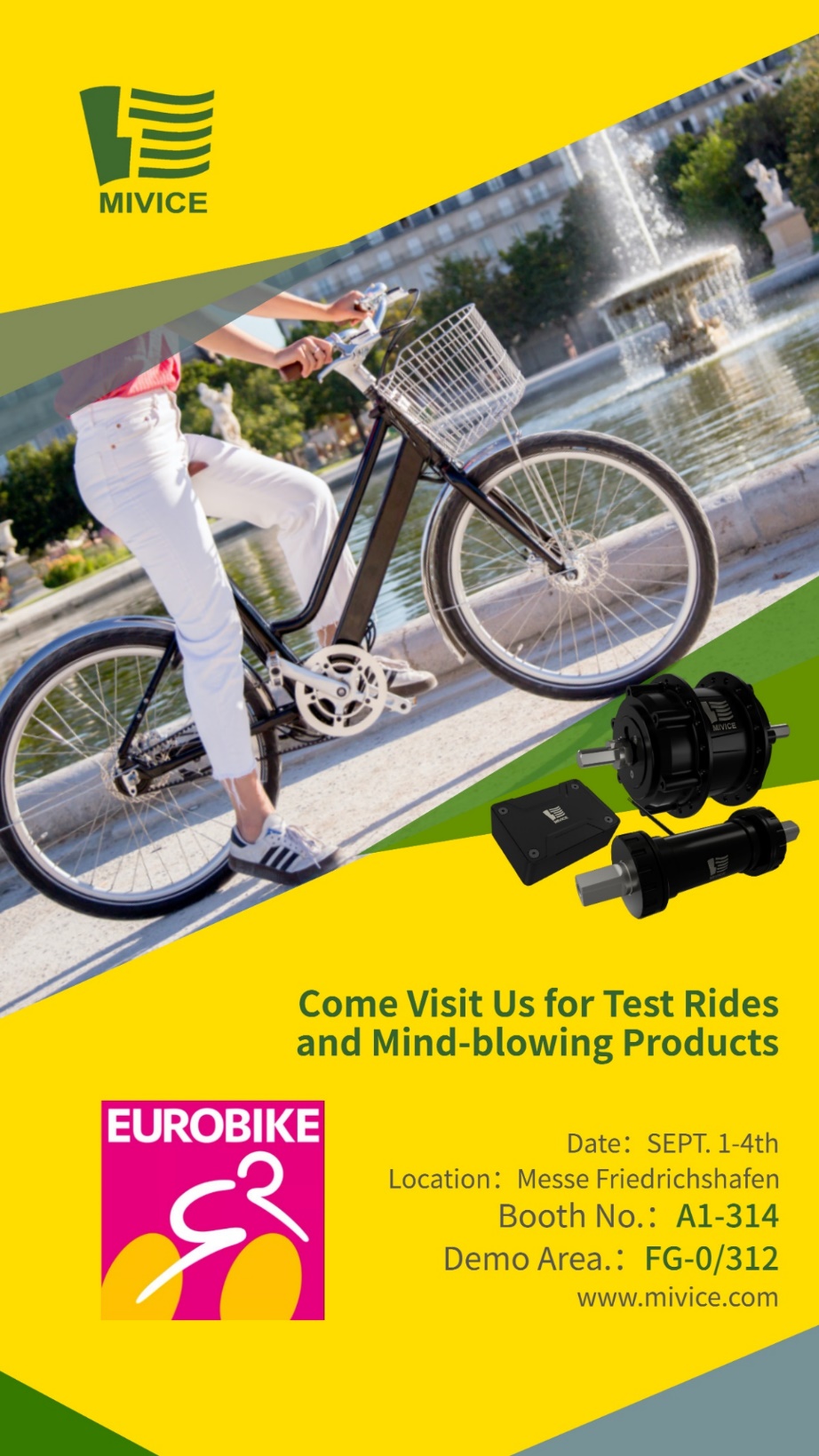 Meet Us There! Mivice Exciting Debut in EuroBike2021!