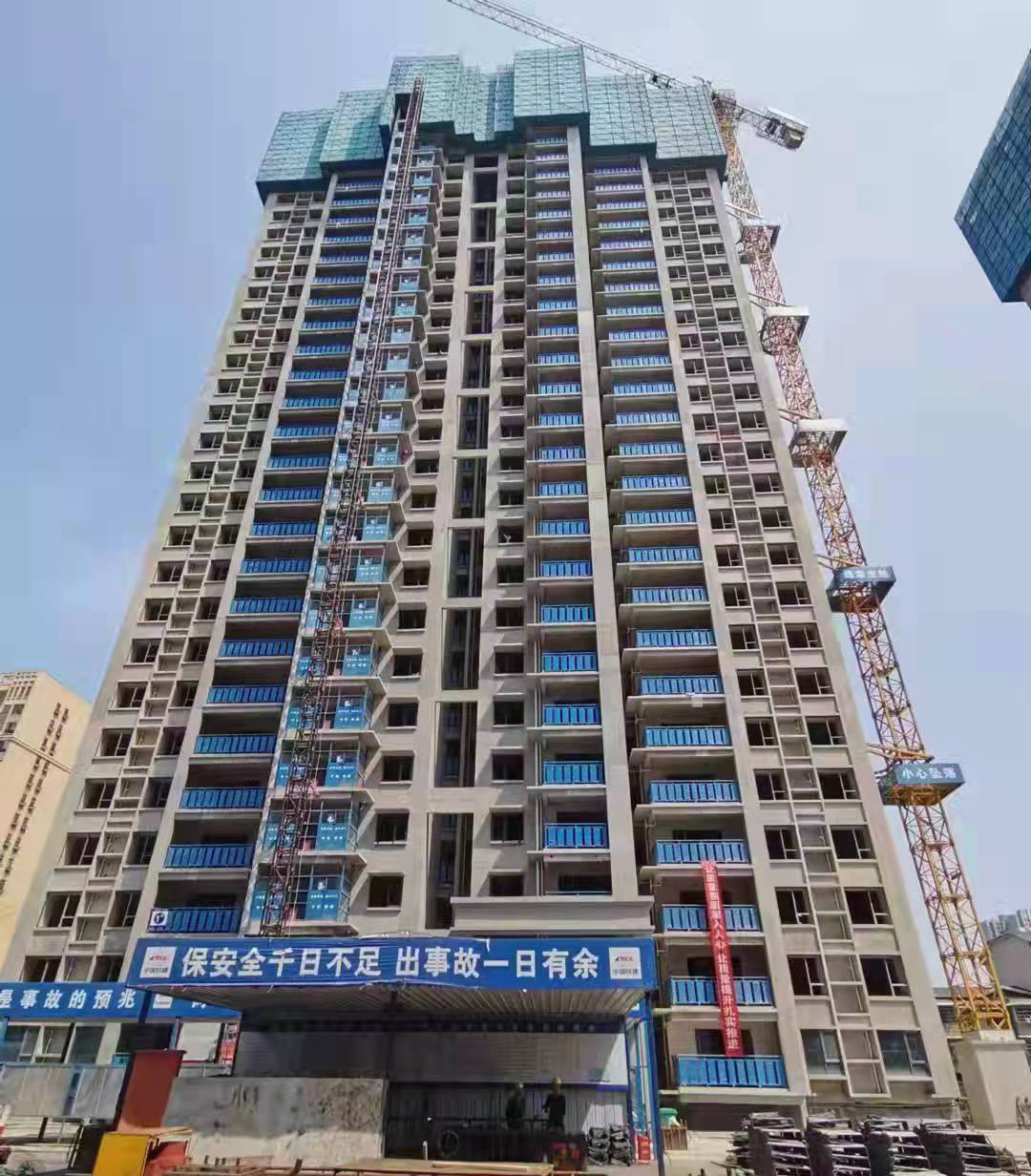 封顶大吉！谷峰安置小区首栋高层住宅主体结构顺利封顶