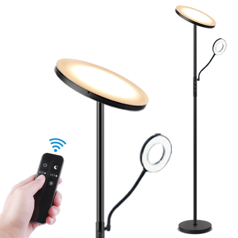 - Combo Smart LED Floor Lamp Comes with one big lamp and small lamp , RGBCW.