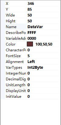 8.2.1 Data Variables Display 8.2.1 Data Variables Display
