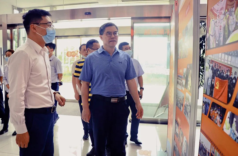 何柏青书记带队前往河南湖北项目开展党史学习教育检查督导及企业文化宣贯