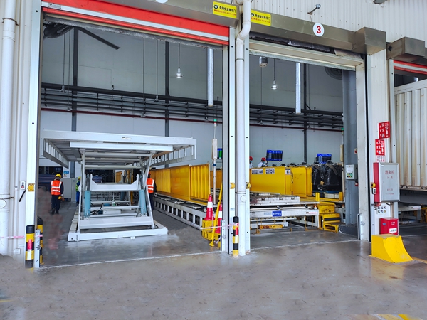 SOUTHWORTH Customized Dock Lift for Auto Parts Industry