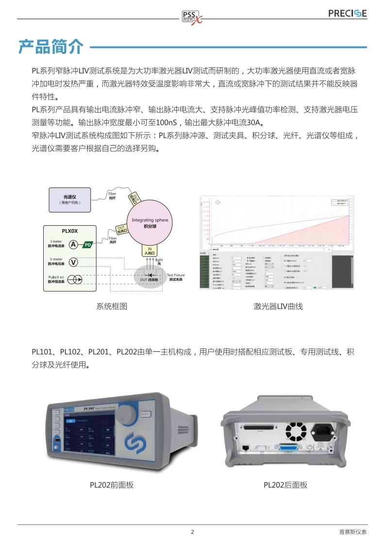 窄脉冲LIV测试系统