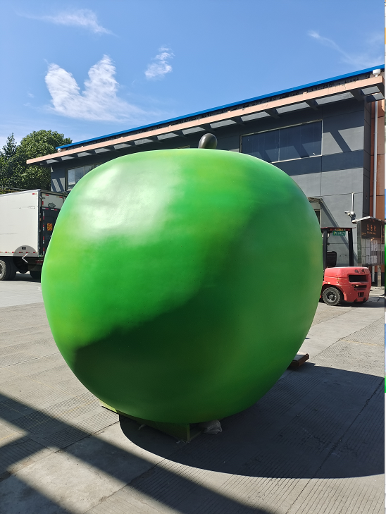 TADAO ANDO - Giant green apple sculpture“Forever Youth”