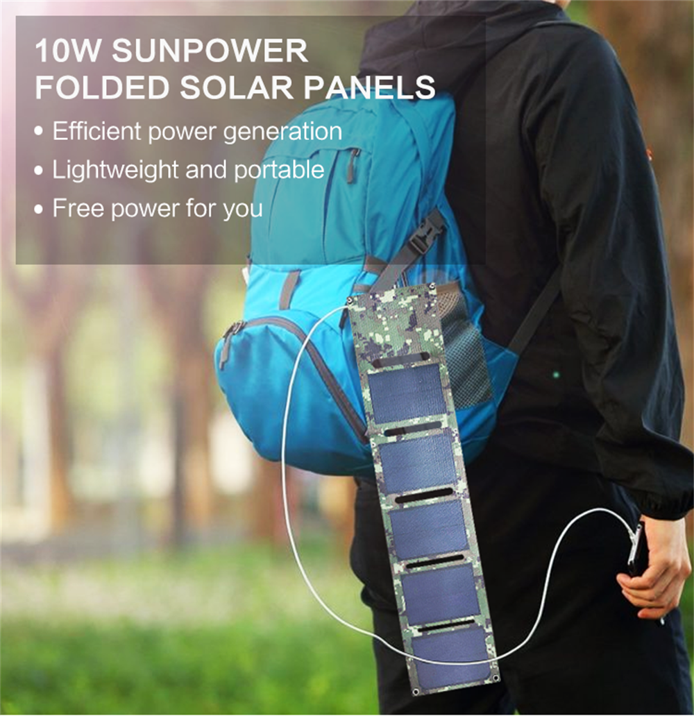 10W Sunpower Folding Solar Panel