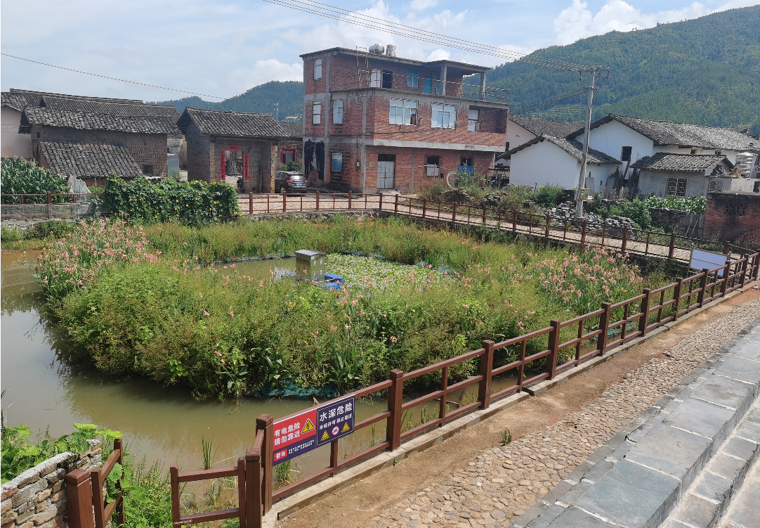 會(huì)昌縣莊口氧化塘+人工濕地系統(tǒng)