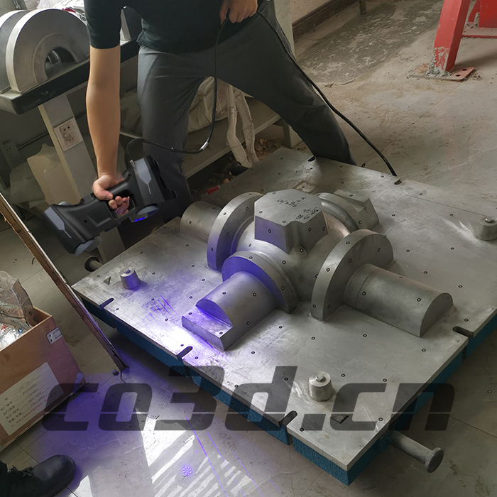 3D scanning of valve mold