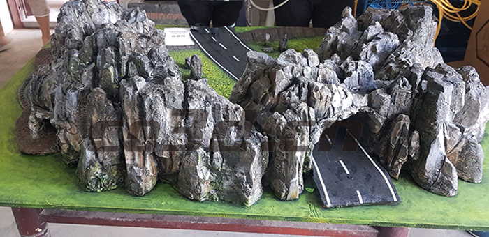 Rockery model 3D measurement case