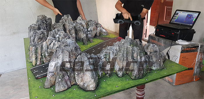 Rockery model 3D measurement case