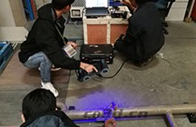 Air conditioning pipeline three-dimensional inspection