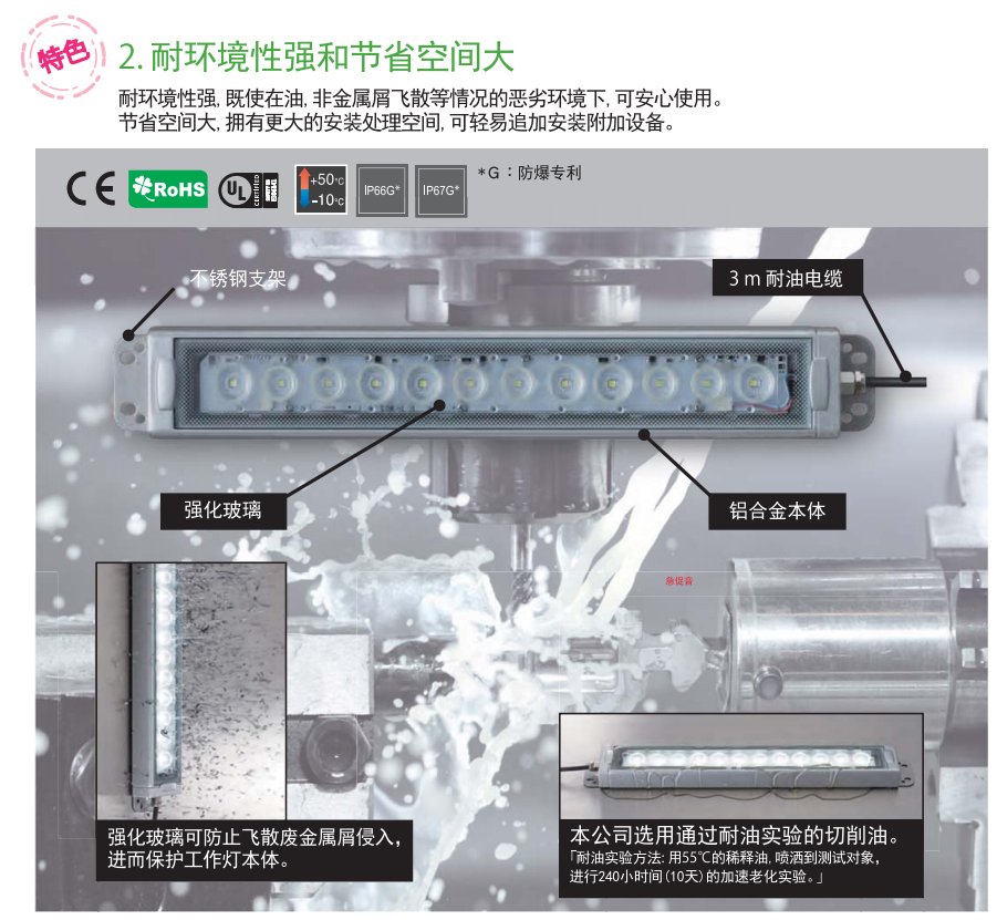 太阳成集团tyc234cc——供应派特莱LED机台专用工作灯CWK