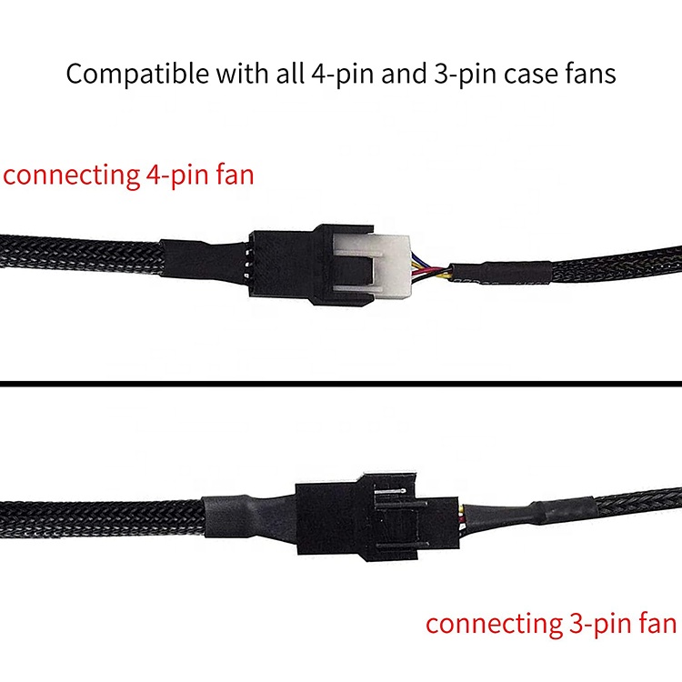 PWM Fan Splitter Adapter Cable 1-4