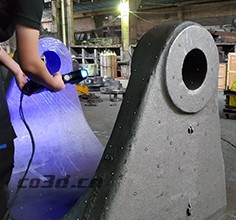 3D inspection of steel castings