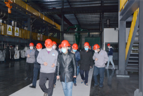 湖南省工信厅一级巡视员宁建业来厂调研碳基产业链