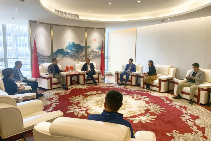 深圳市产业园区发展促进会访深圳市产业园区商会，双方进行友好交流 