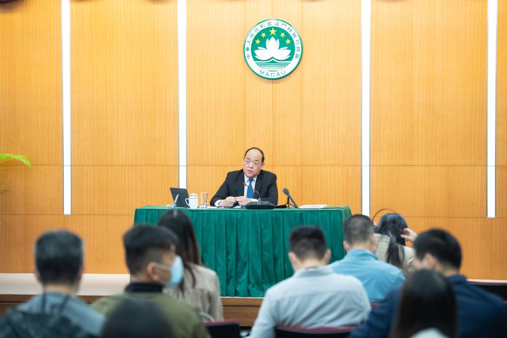 澳门特区行政长官贺一诚发表施政报告 凝心聚力共创新局