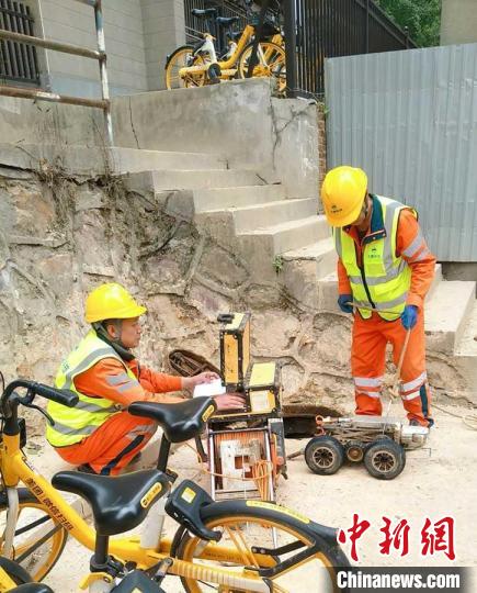 城市排水管网“深度体检” 福建南安活用“管道检测机器人”