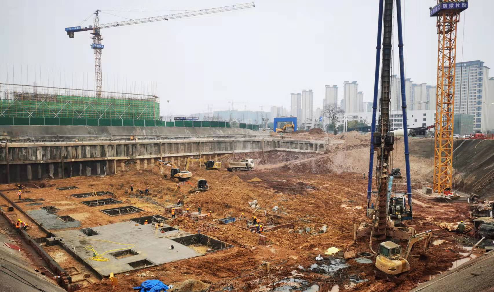 沖刺四季度 | 湘洋廣場項目加快建設，順利完成樁基工程