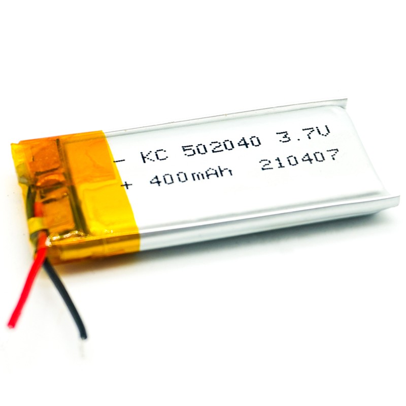 502040聚合物鋰離子電池 400mAh玩具充電軟包電池定制