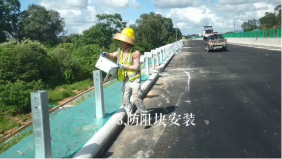 桃园建筑 | 交安设施项目护栏施工