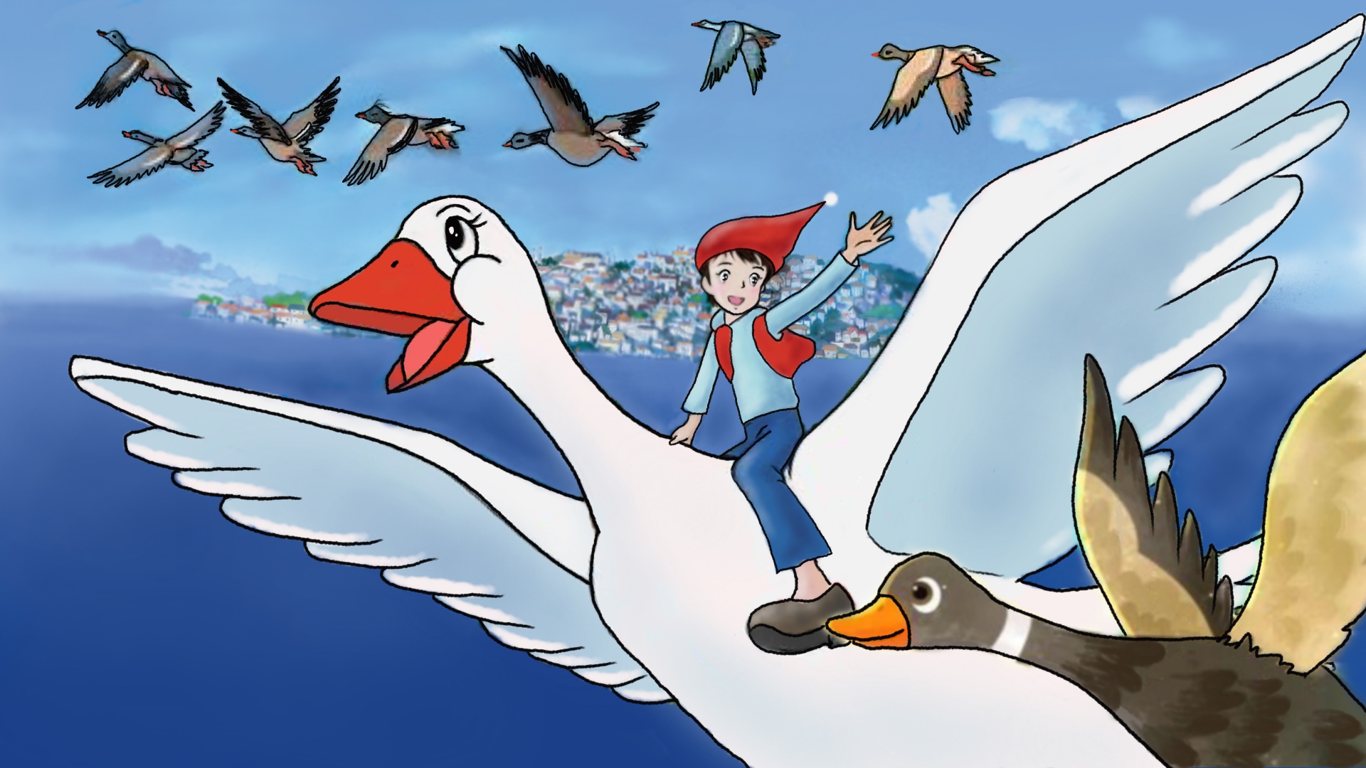 骑鹅旅行记人物漫画图片