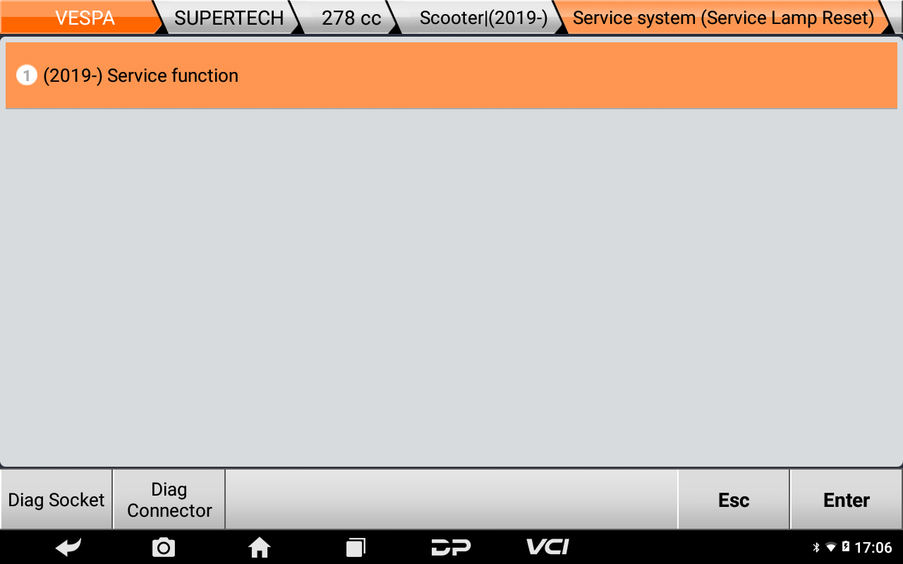 【SERVICE RESET】2021 VESPA GTSSUPER T300 SERVICE LAMP RESET 【SERVICE RESET】2021 VESPA GTSSUPER T300 SERVICE LAMP RESET