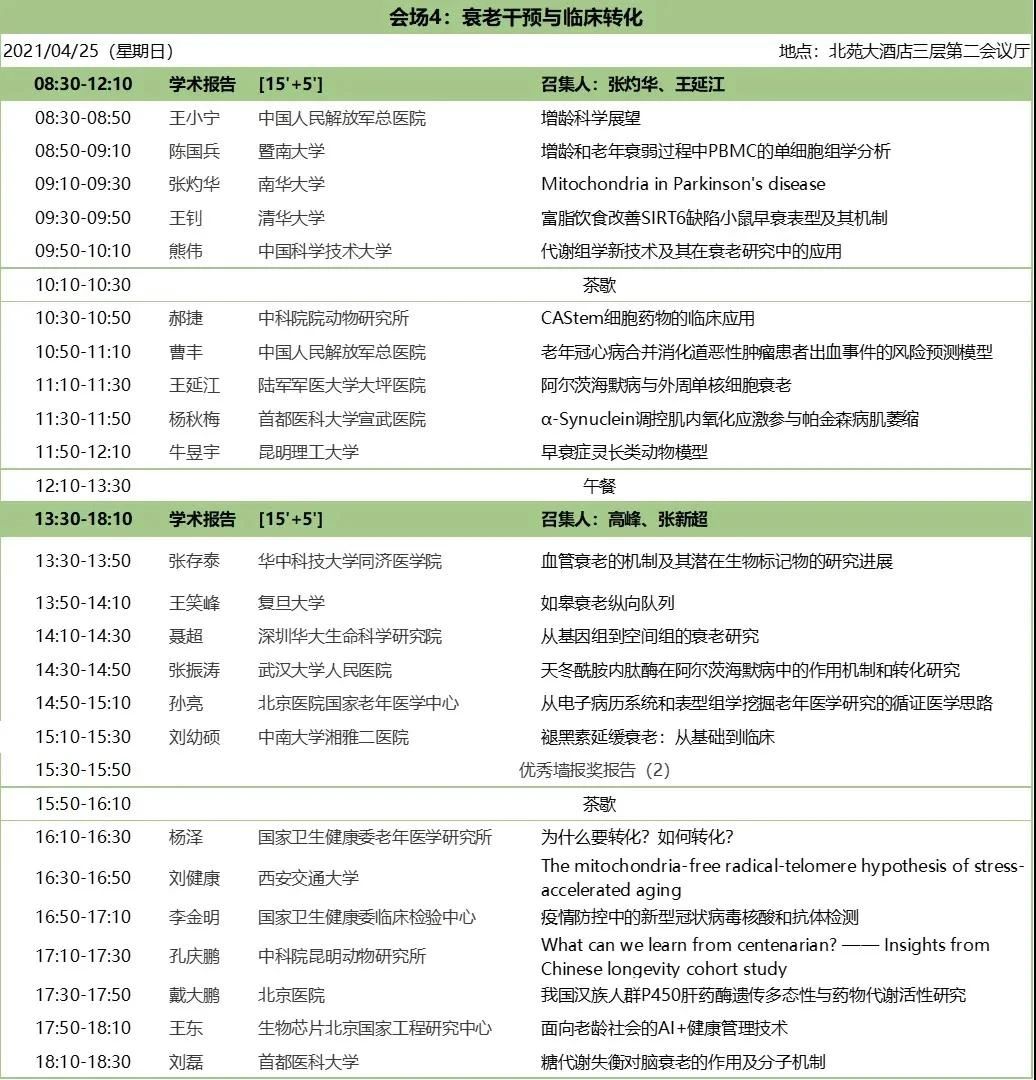 会议通知 | 拜谱生物邀您参加2021中国衰老科学大会