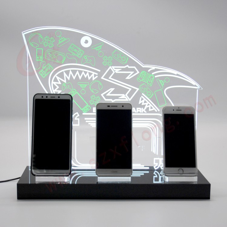 黑鯊手機LED發光展架