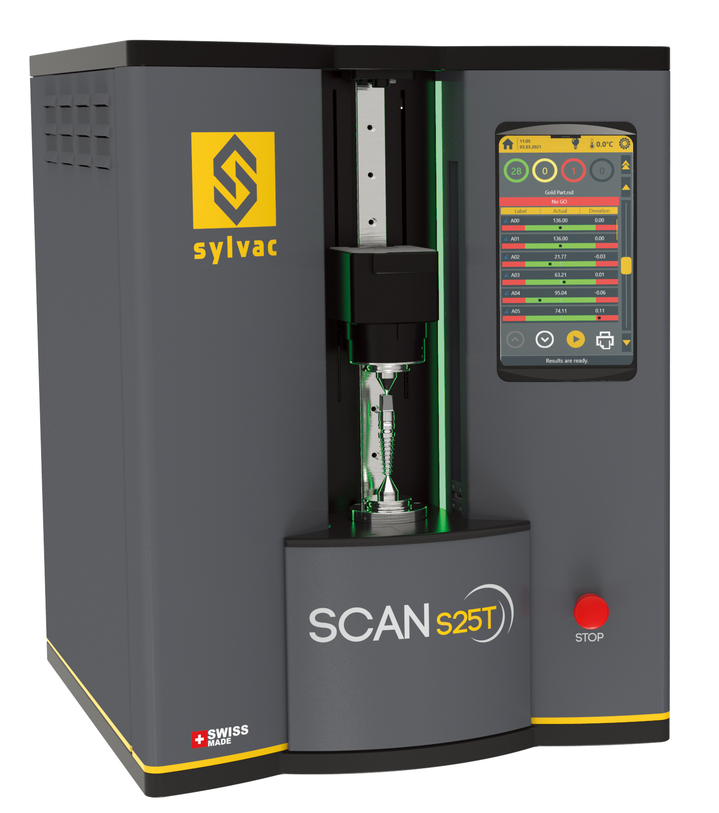 SylvacScan S25T光学轴类扫描仪