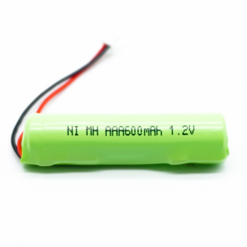 1.2V AAA600mAh镍氢电池加线加端子 数码产品充电电池