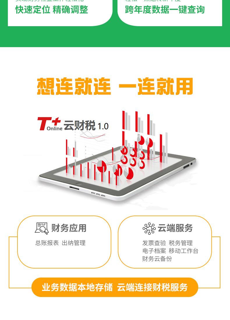 用友T+online云财税