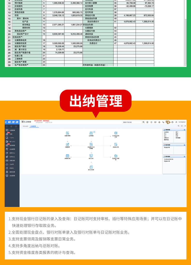 用友T+online云财税