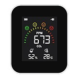 Yem-40cl Data Logging CO2 Temperature Humidity Sensor Greenhouse  Thermometer Hygrometer - China CO2 Air Quality Monitor, Digital Thermometer  Hygrometer