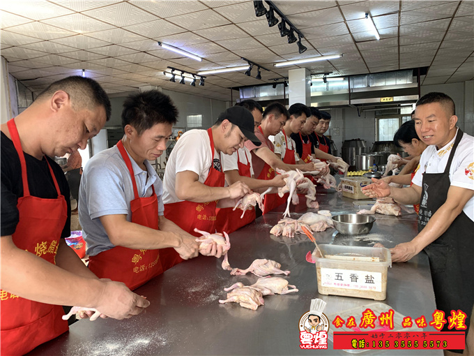 09.27农庄烧鸡培训 红烧脆皮乳鸽制作