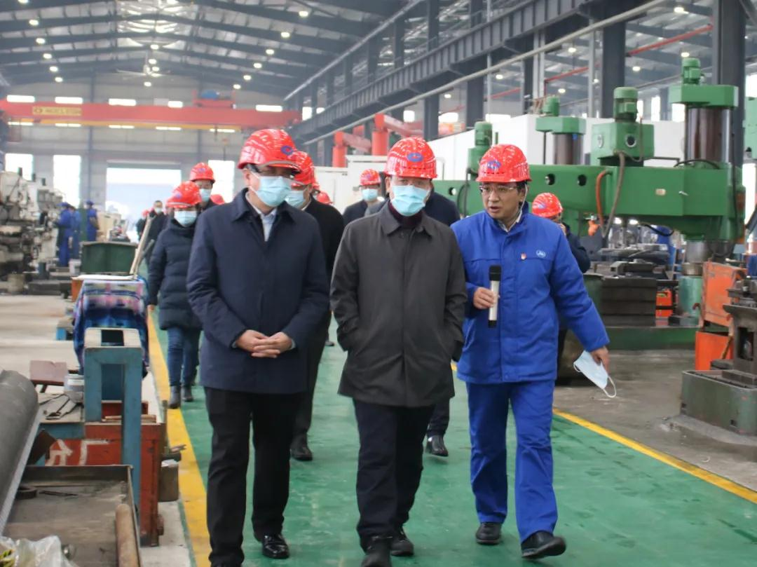 Meng Xiangwei Visited Chibi Emergency Industrial Park 