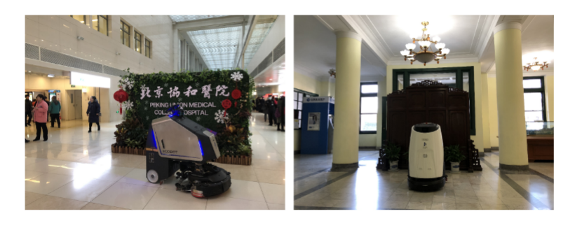 高仙清洁机器人再落地 | “大壮小胖”入职中国排行榜首医院