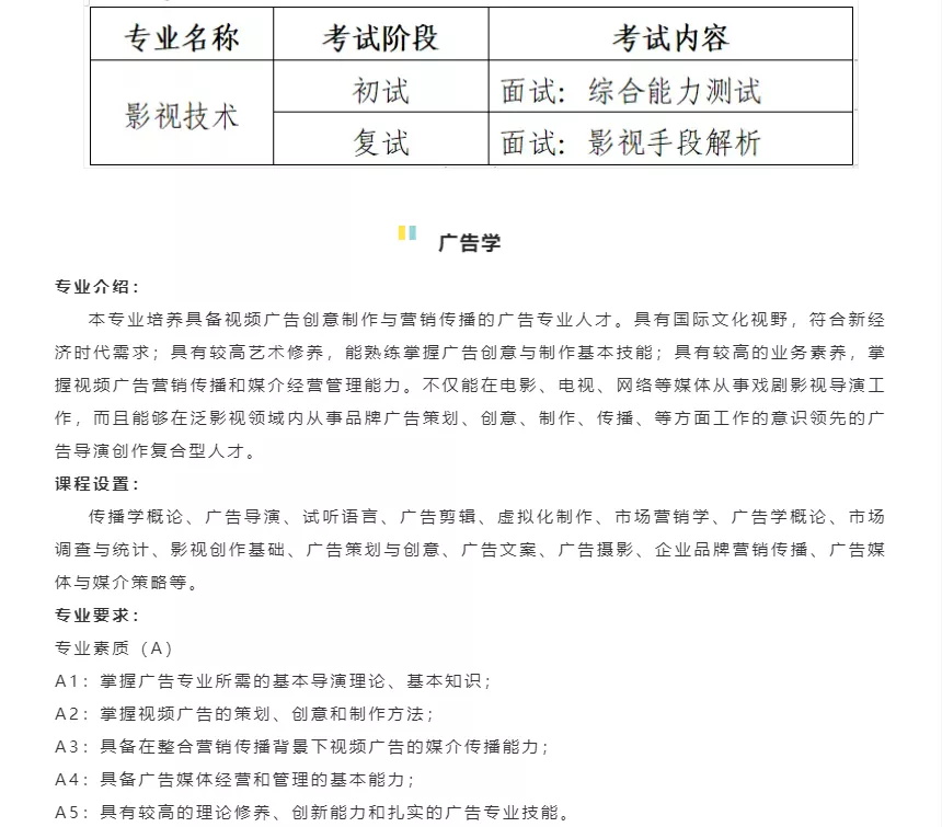 「考拉报考」青岛电影学院2022年招生简章 