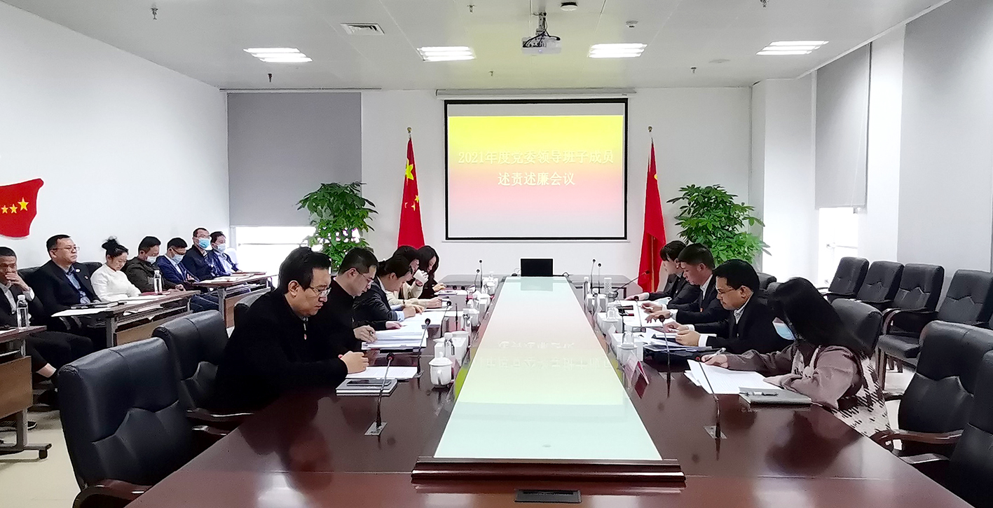 龙华建设召开2021年度党委领导班子成员 述责述廉会议