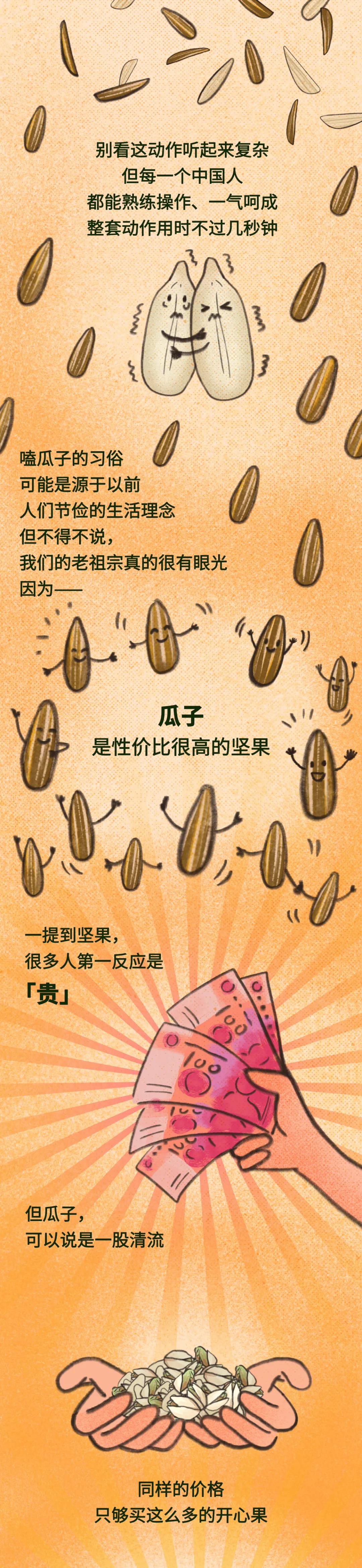 过年不推荐吃瓜子的原因，只有一个