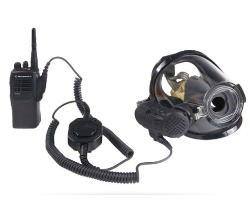 iCom远距离通话装置适配国产AV-3000 面罩
