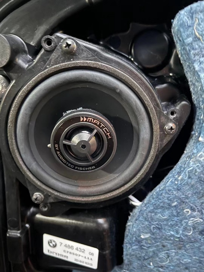 宝马X3携手德国MATCH专车专用音响，造就全新音乐小世界